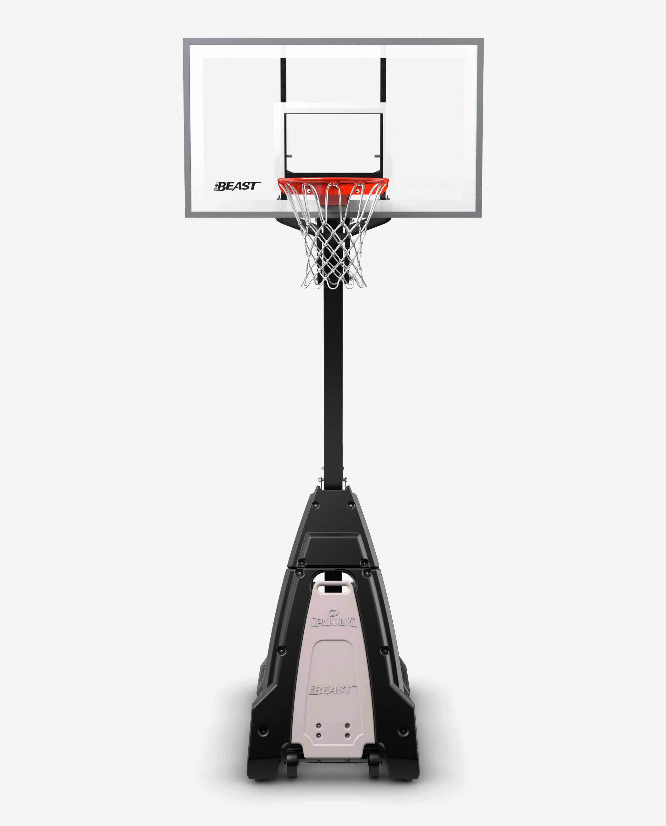 Spalding 60 In. Acrylic Screw Jack Portable Basketball Hoop System