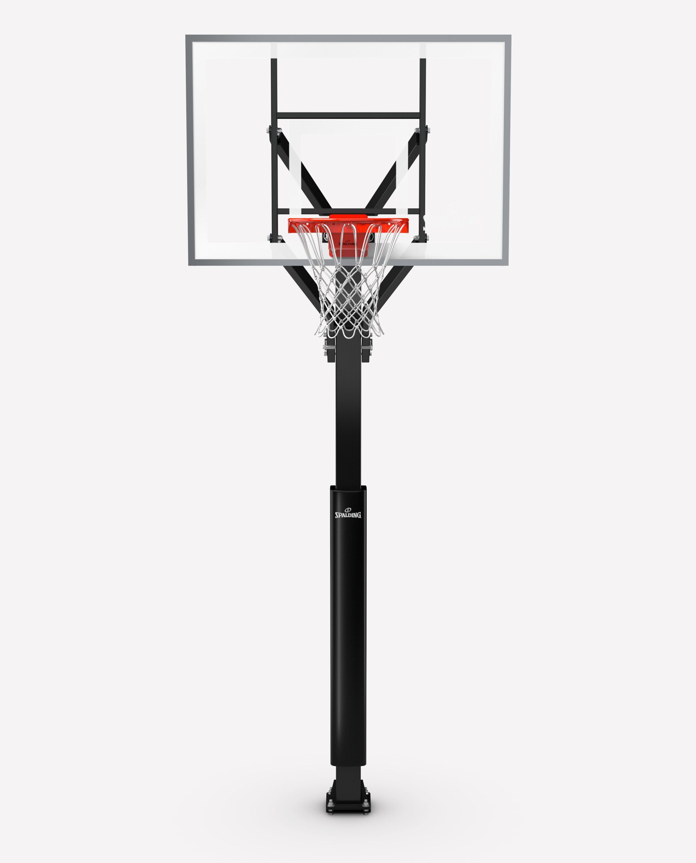 "888™" Series 54" Glass In-Ground Basketball Hoop