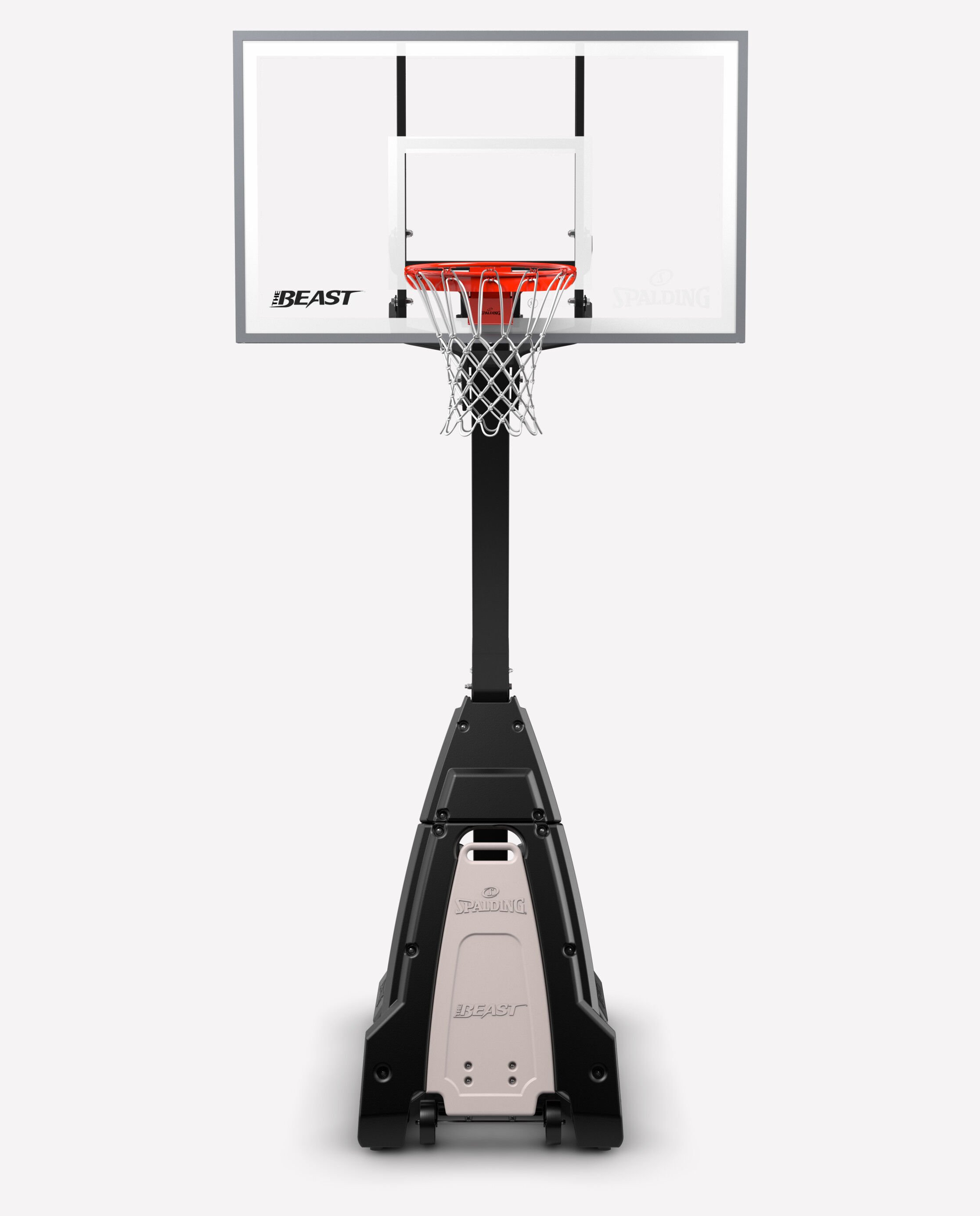 Spalding Portable Basketball Hoop Glass Acrylic Backboard Adjustable Outdoor Net 