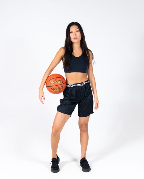 Women's Basketball Short Black/White XL BLACK/WHITE
