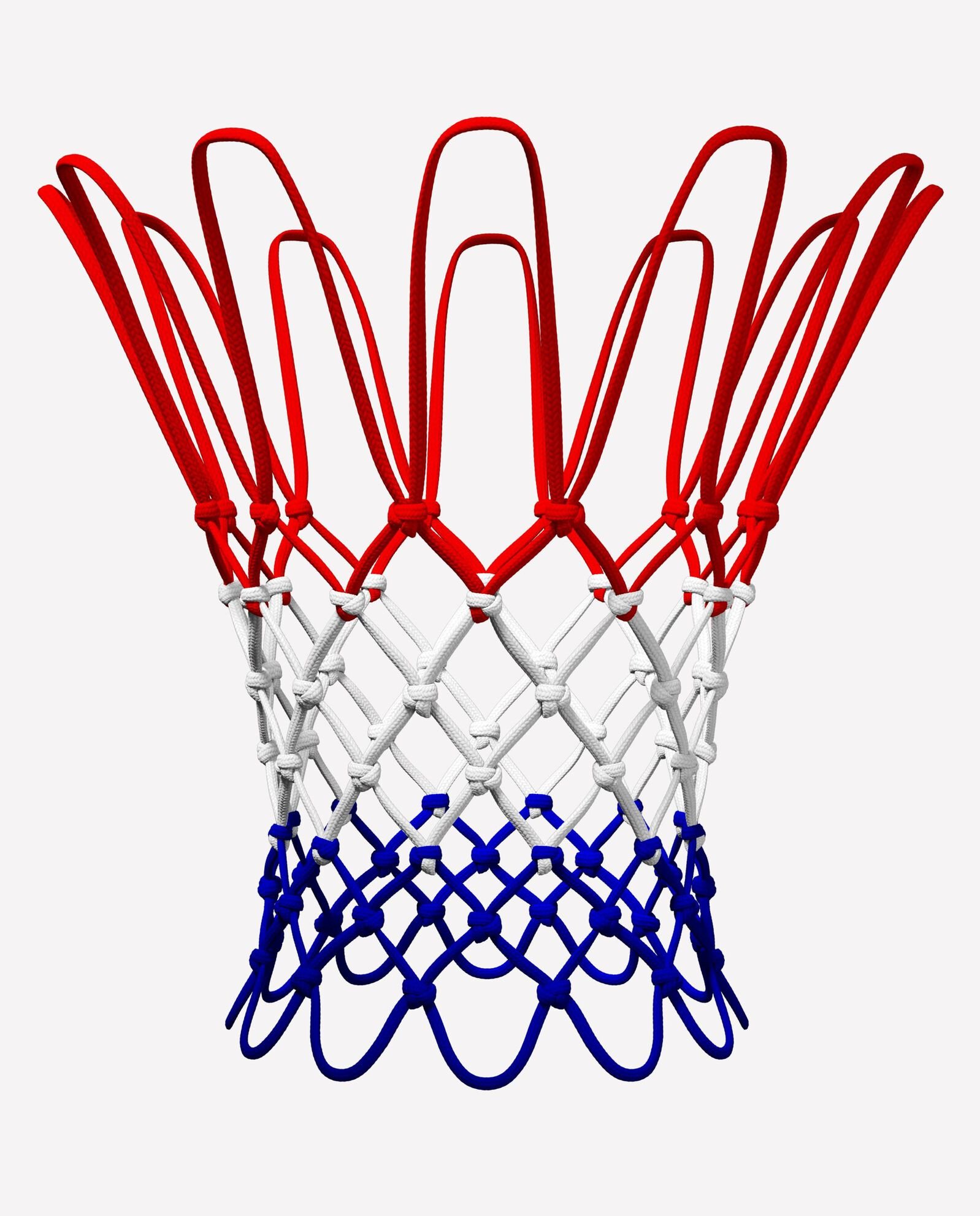 Heavy Duty Basketball Net - Red/White/Blue red/white/blue