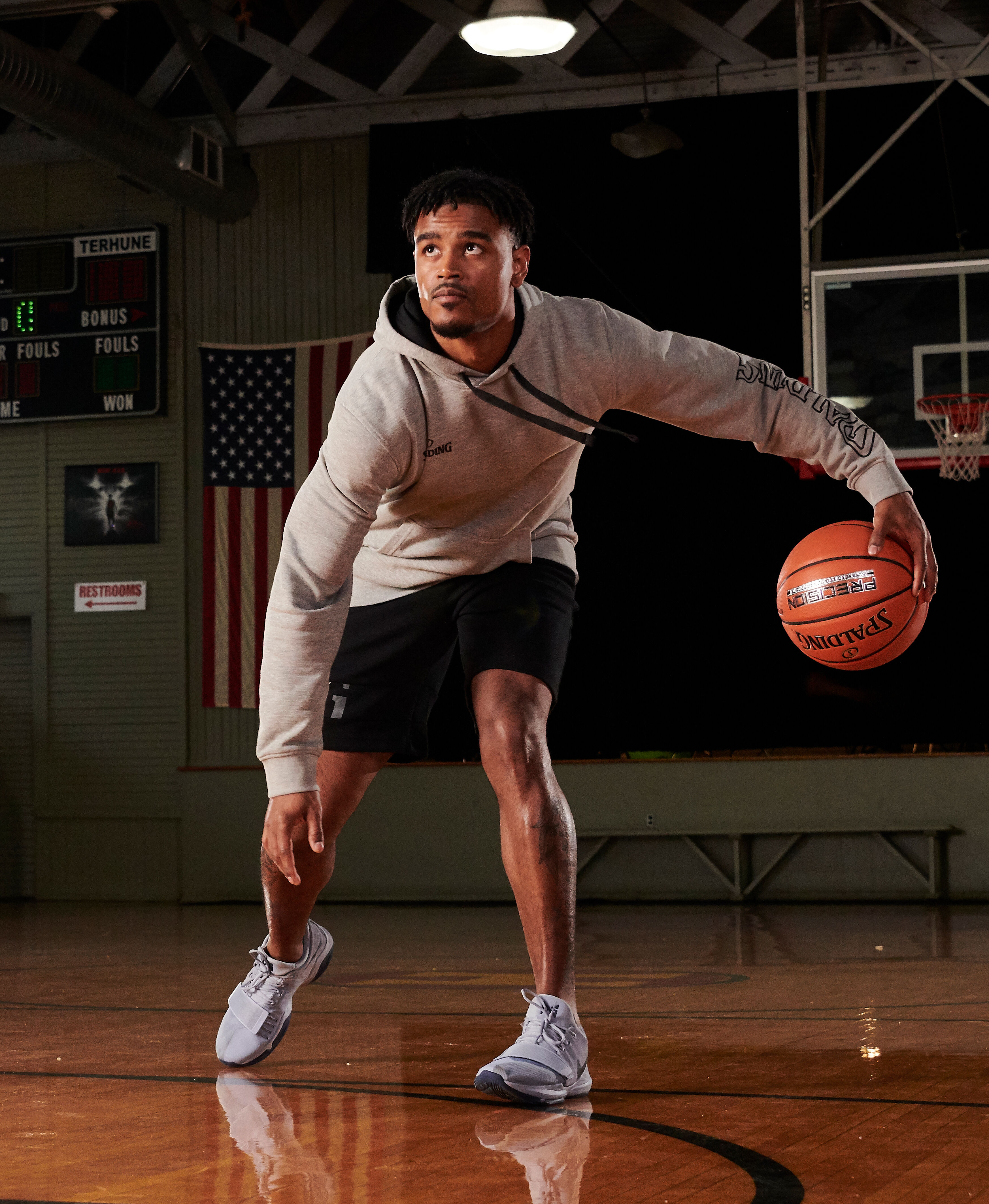 spalding precision indoor basketball