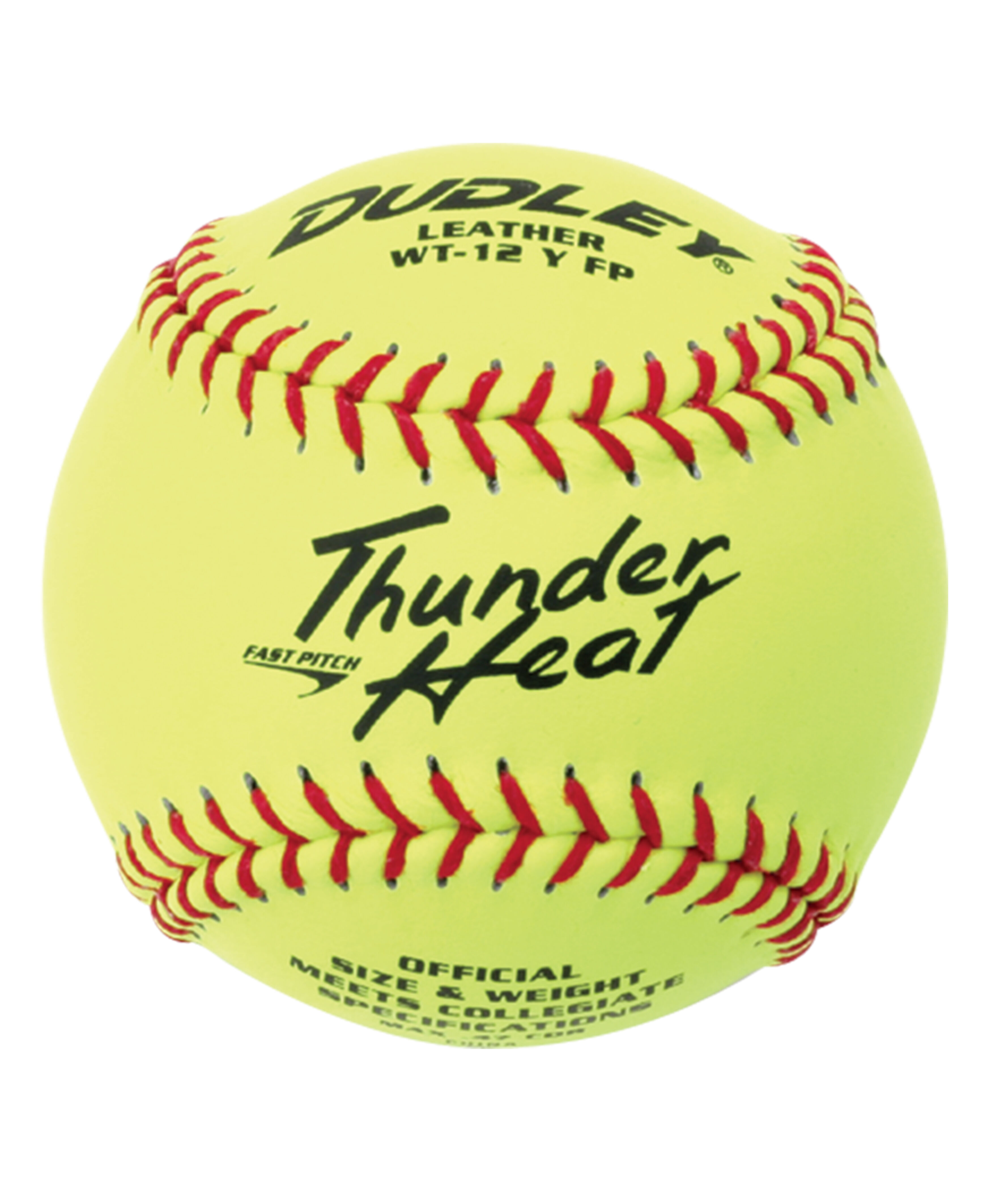 Dudley 12" Thunder Red Official Softballs---13 available 