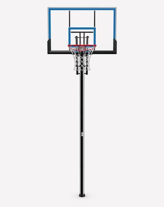 48" Shatter-proof Polycarbonate Pro Glide® In-Ground Basketball Hoop 