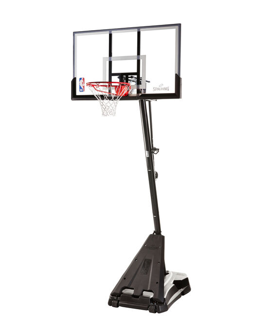 Spalding Hercules Exactaheight Portable Basketball Hoop System Acrylic