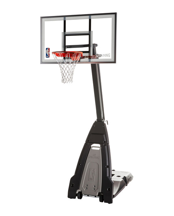 Spalding The Beast® 54" Glass Portable Basketball Hoop System | Spalding