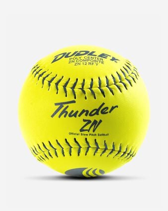 12" USSSA THUNDER ZN CLASSIC M STAMP SLOWPITCH SOFTBALL - 12 PACK 