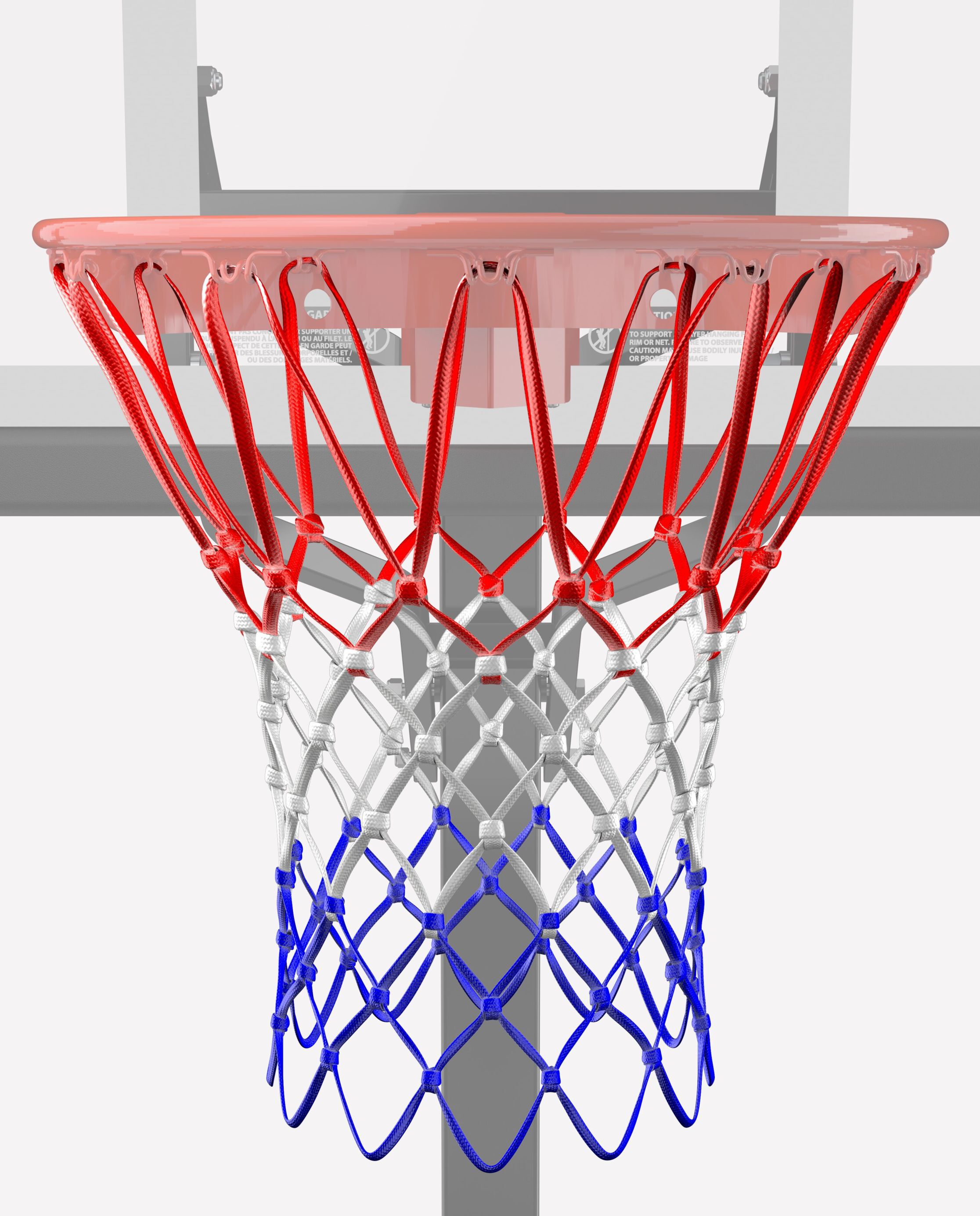 RED-WHITE AND BLUE NEW SPALDING BASKETBALL NET 