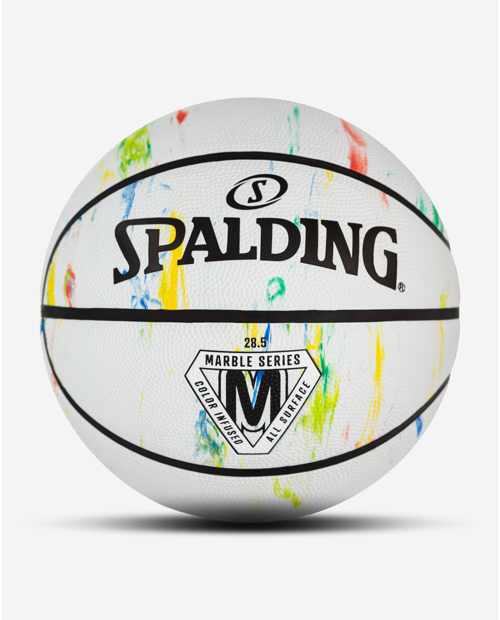 Marble Series Multi-Color Outdoor Basketball 28.5" 