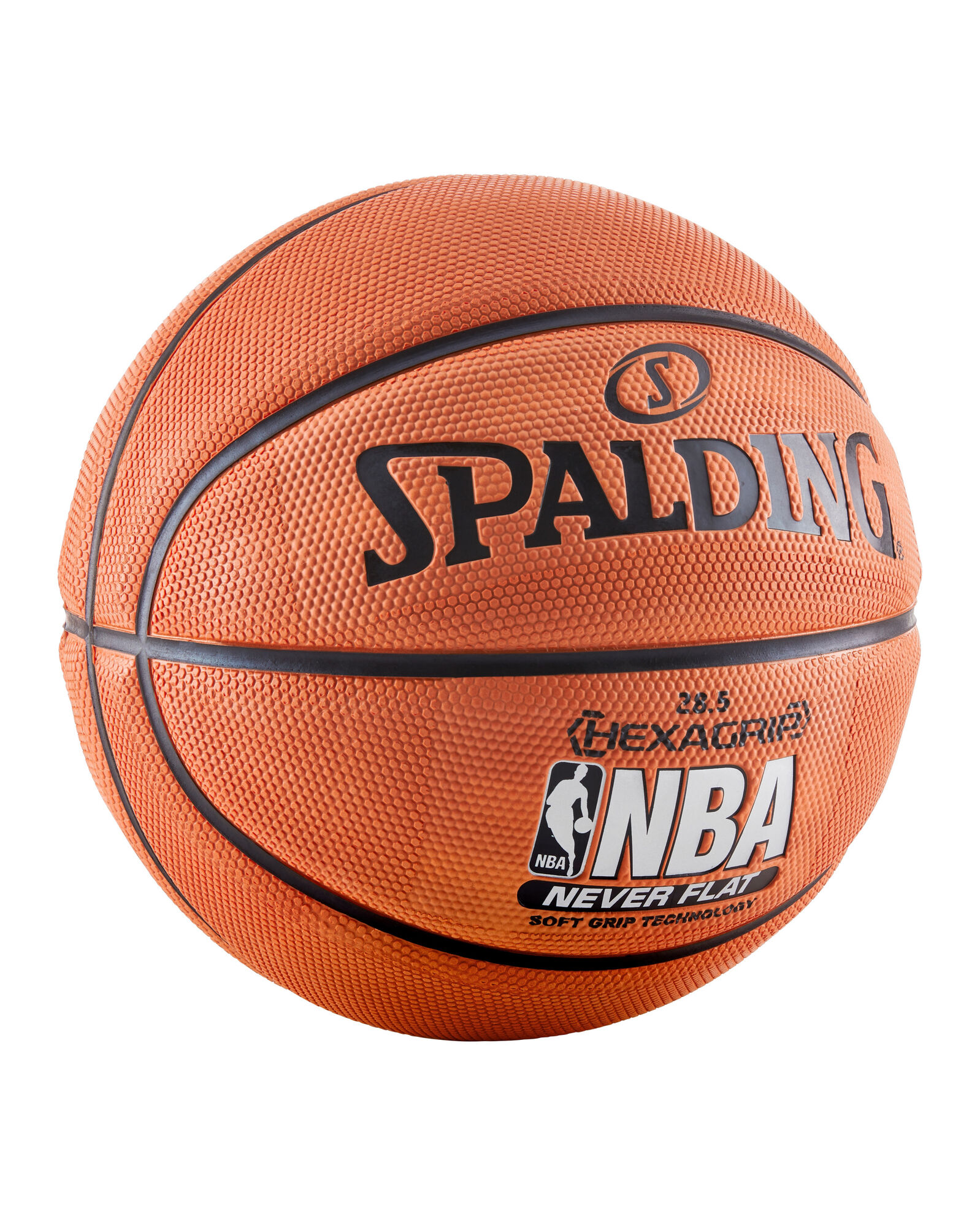 Spalding NBA Neverflat® Hexagrip™ Indoor-Outdoor Basketball