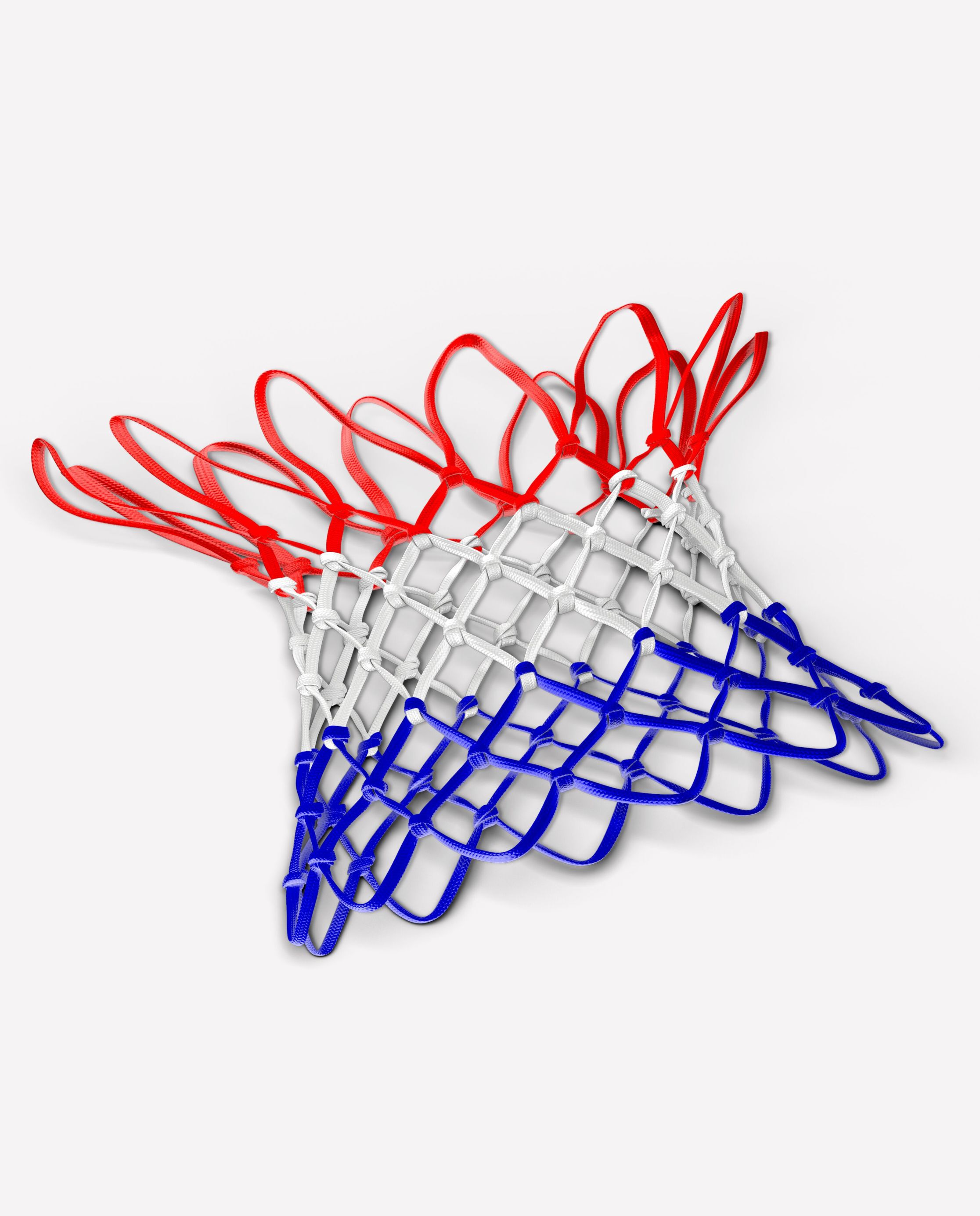 Spalding All-Weather Basketball Net Red/White/Blue 