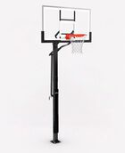 60" Glass Screw Jack In-Ground Basketball Hoop 