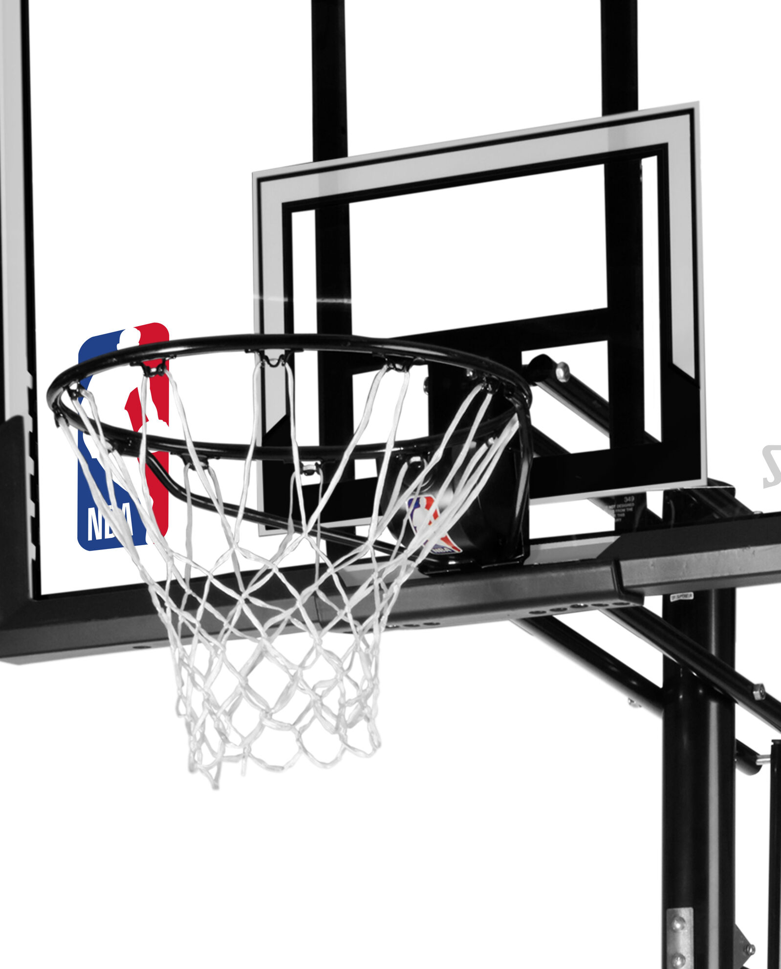 ACCUGLIDE™ 52" Acrylic Portable Basketball Hoop | Spalding.com