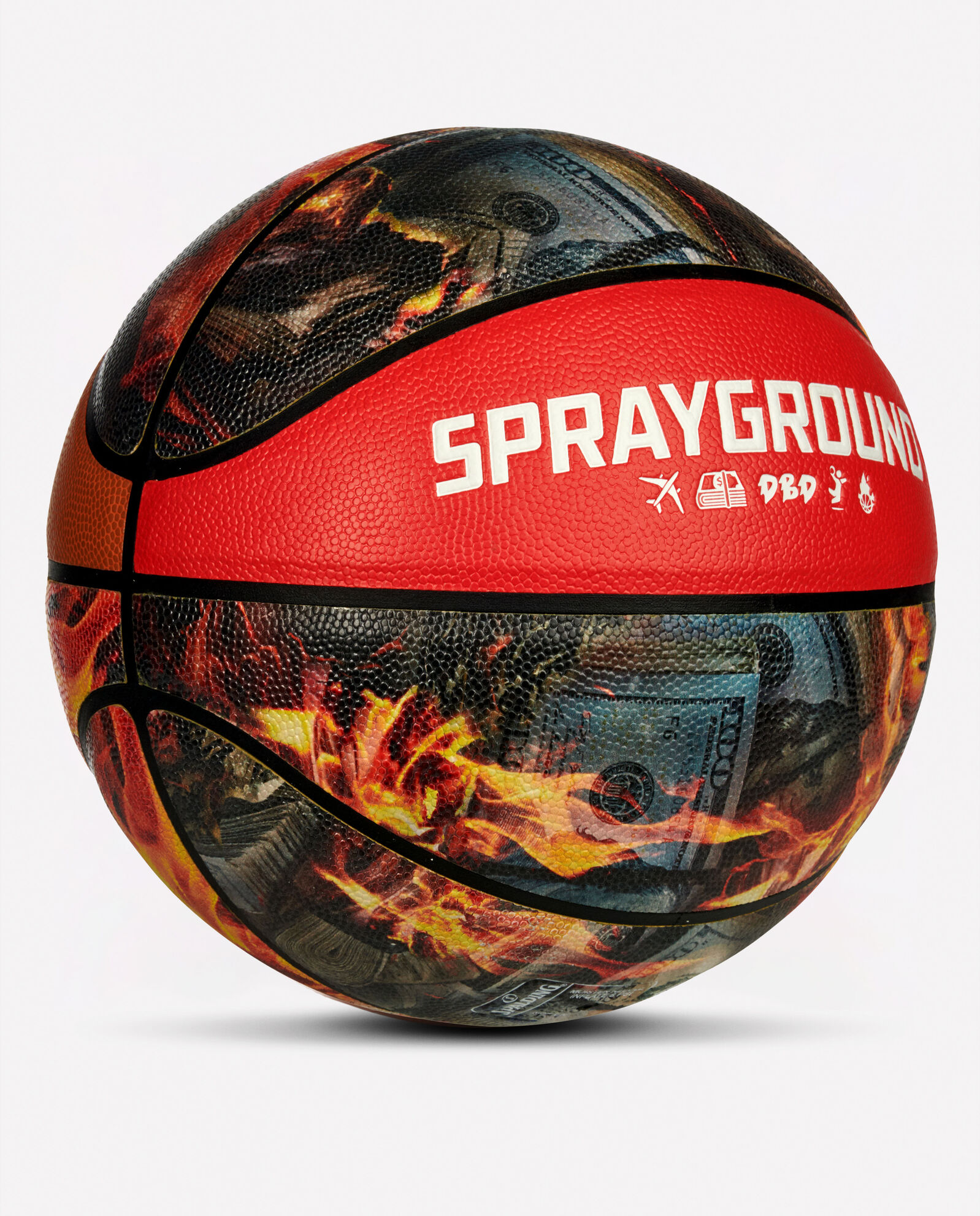 Spalding® x Sprayground 94 Series Fire Money Basketball