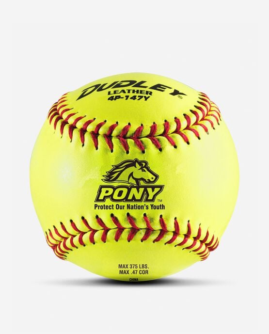 OFFICIAL PONY LEAGUE FASTPITCH SOFTBALL - 12 PACK 