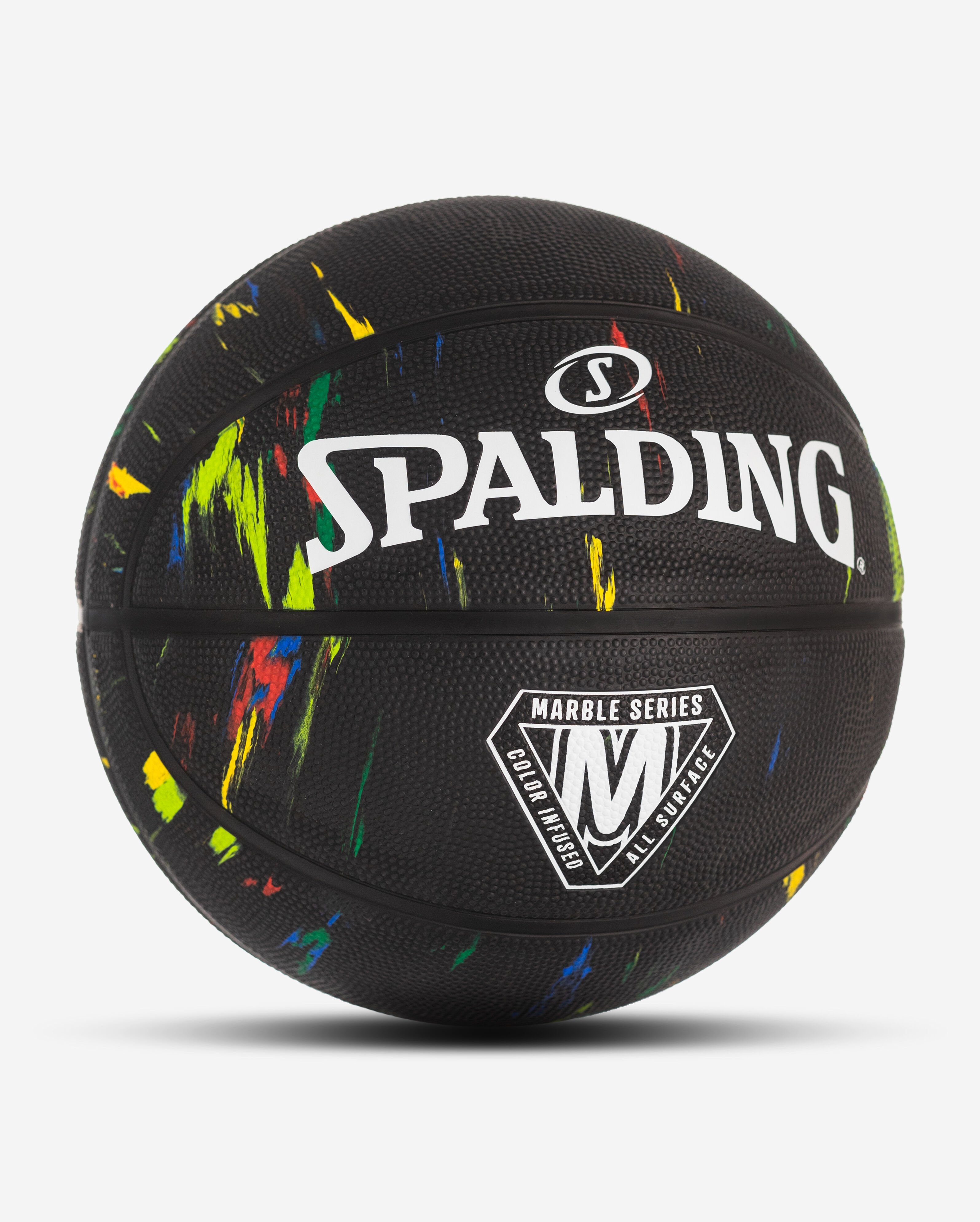 Neu Ball von Basketball Spalding Marble t6 Schwarz Org 56960 