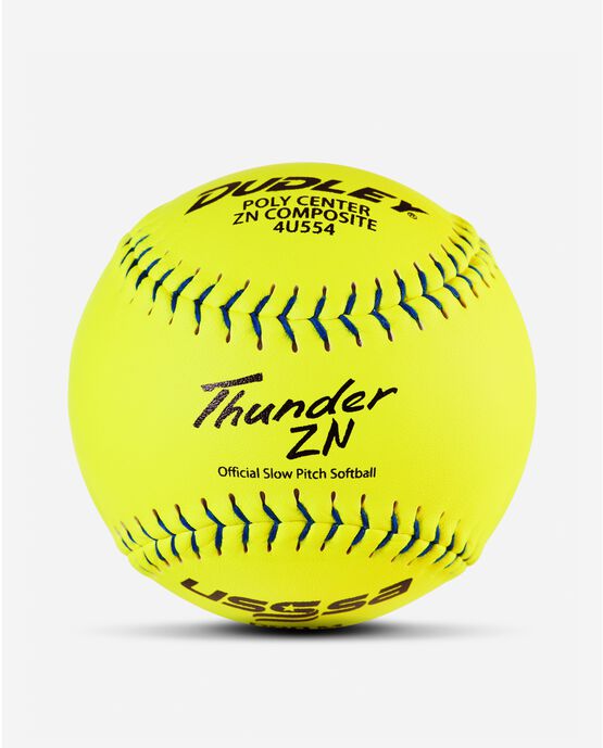 12" USSSA Thunder ZN Pro-M Stamp Slowpitch Softball -12 Pack 