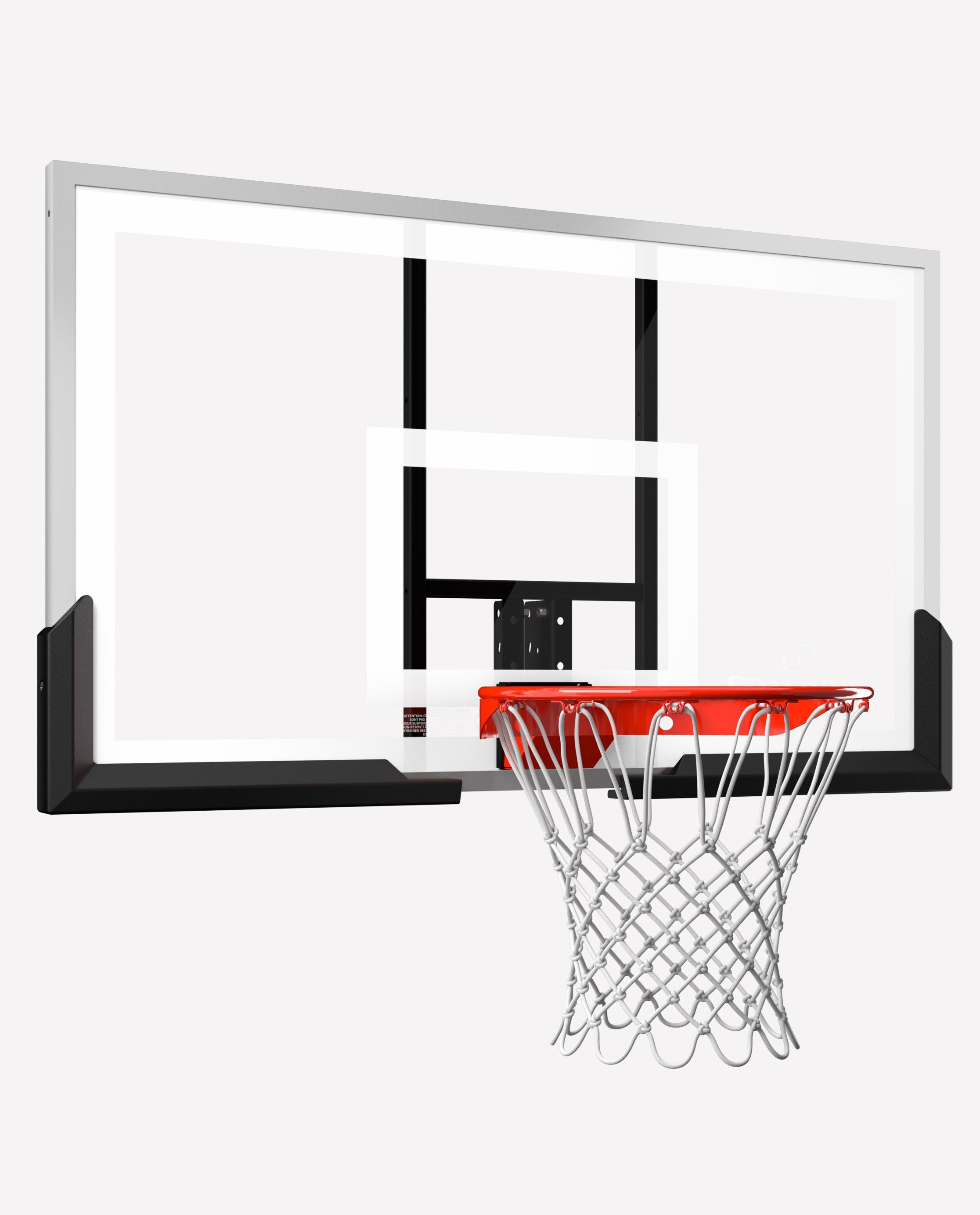 LIOOBO 45cm Wall Mounted Basketball Rim Basketball Goal Hoop Ring 