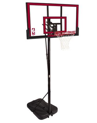 Spalding Pro Glide Polycarbonate Portable Basketball Hoop System
