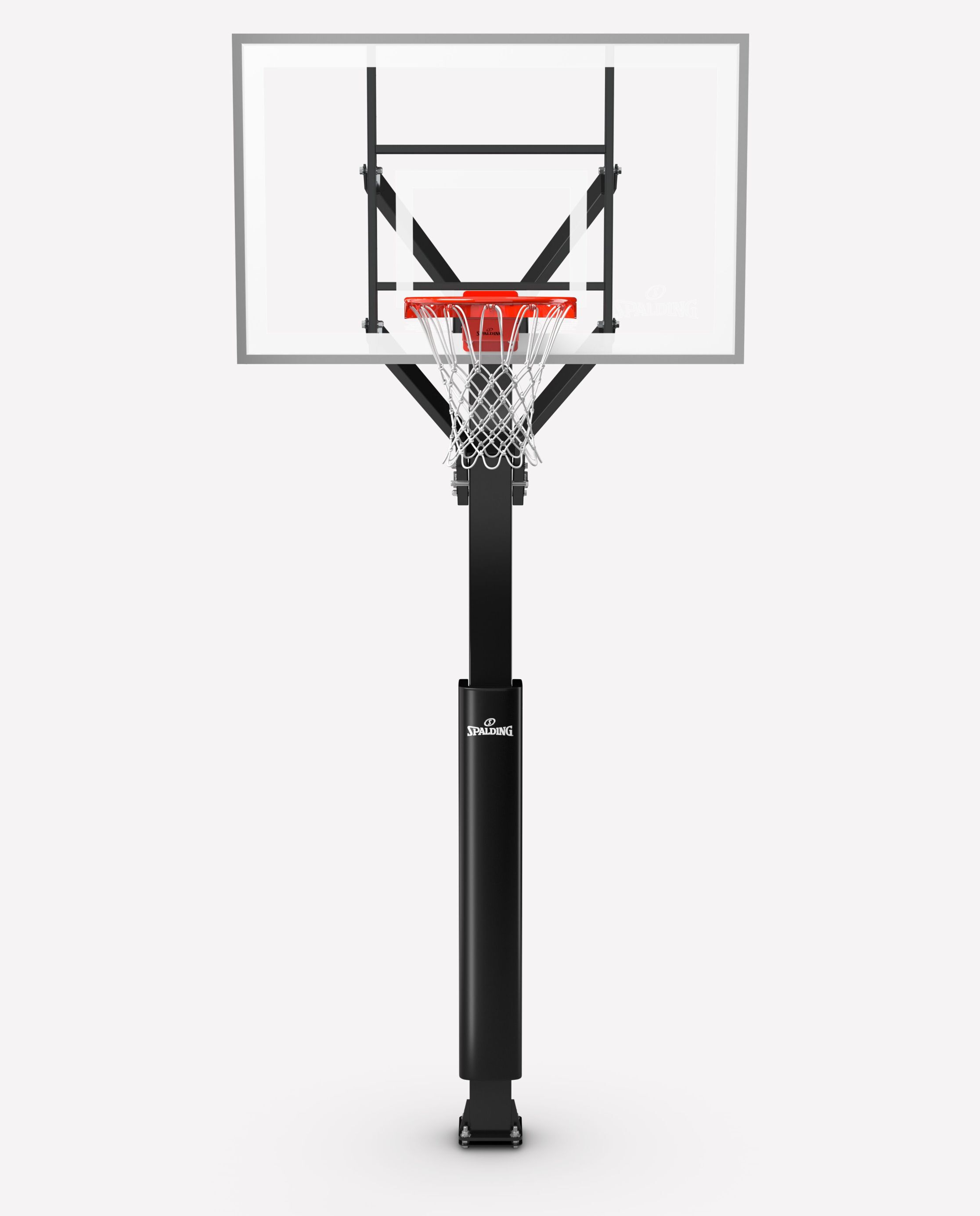 "888™" Series 60" Glass In-Ground Basketball Hoop