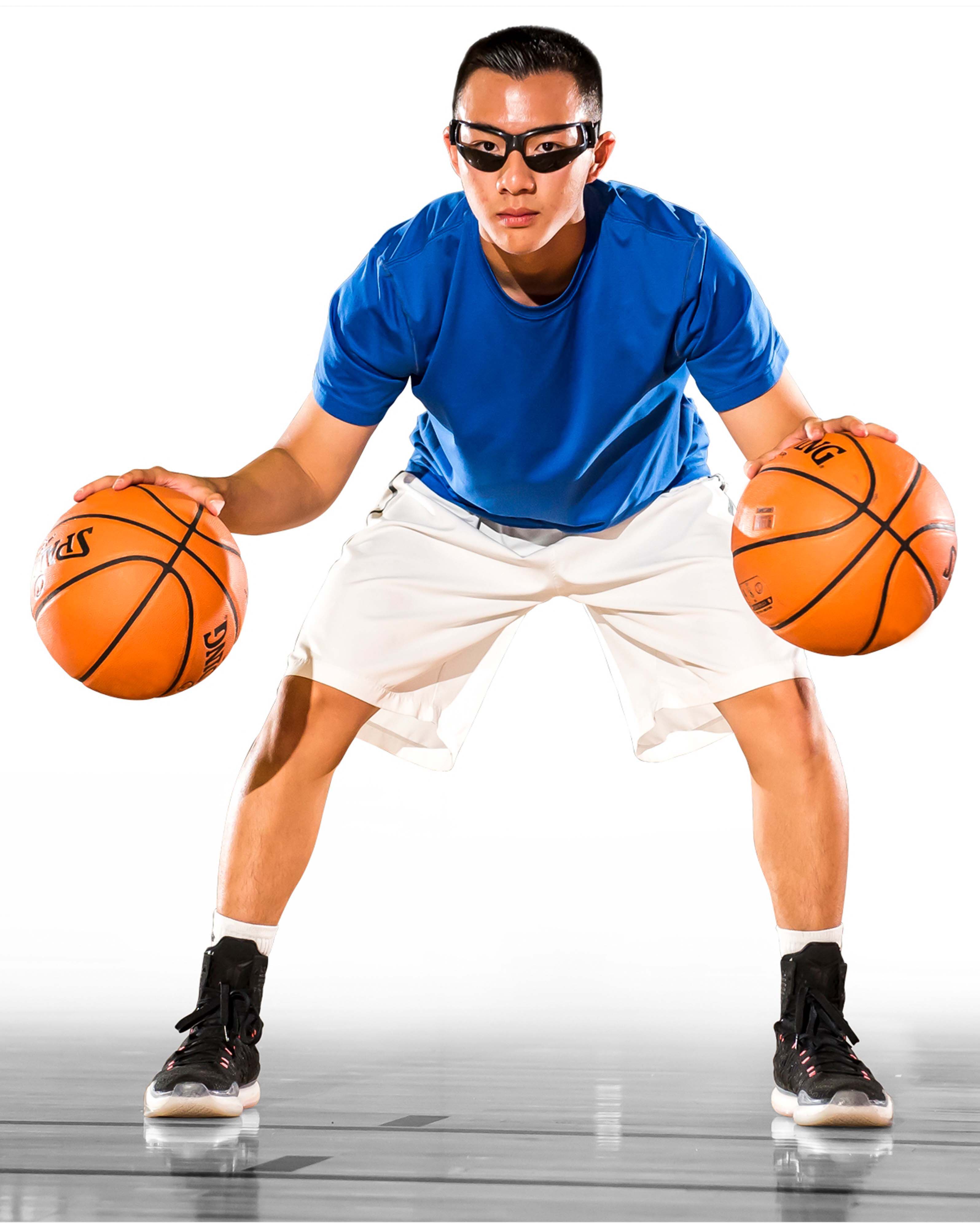 Cosmos Sports Basketball Dribble Specs Goggles No Look Dribbling Goggles for Team Training Aid Black Color 