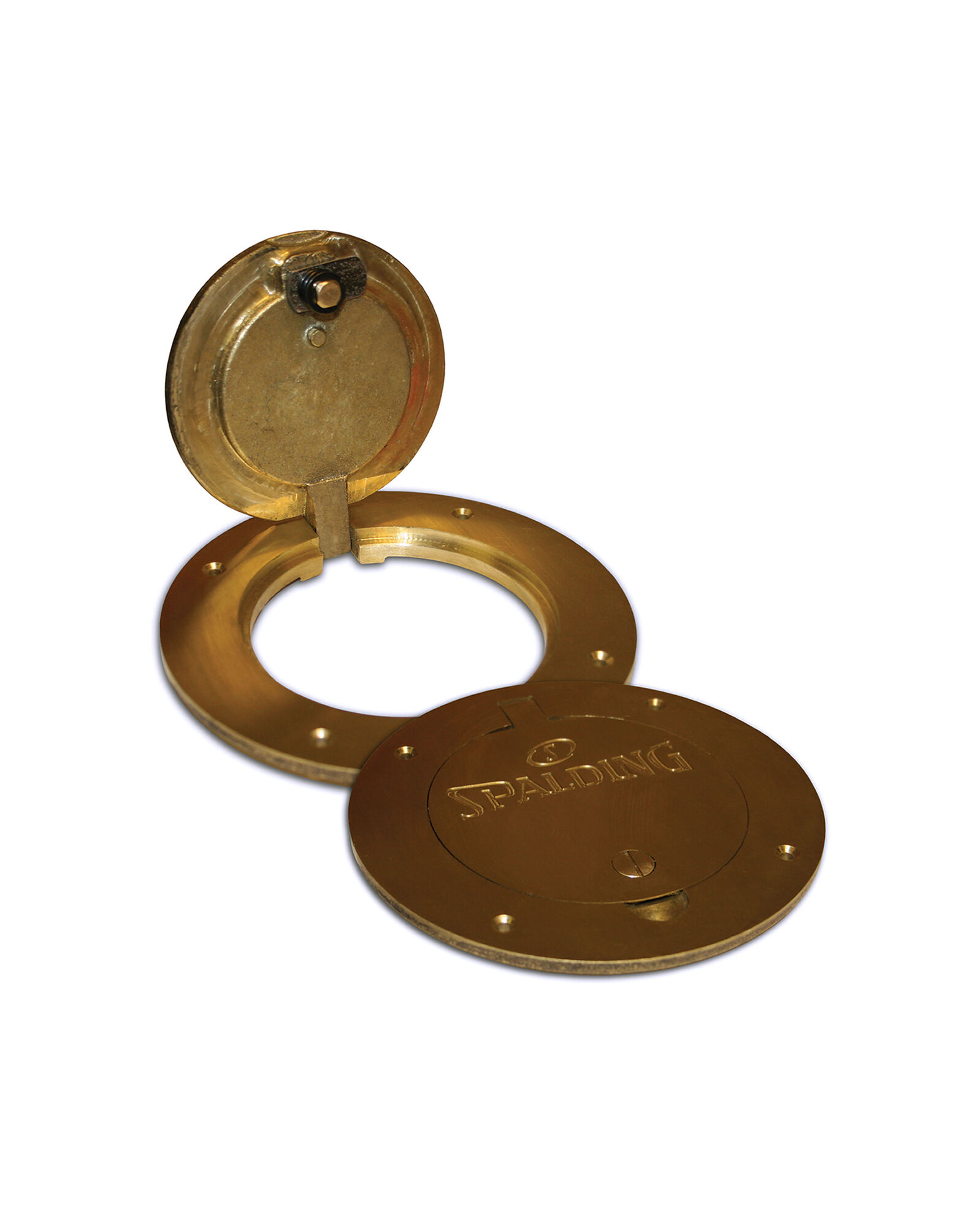 Locking Brass Floor Plate/Sleeve 