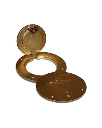 Locking Brass Floor Plate/Sleeve 