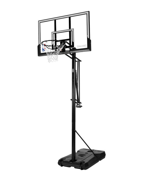 Accuglide 52 Acrylic Portable Basketball Hoop Spalding Com