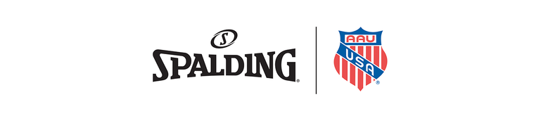 spalding and AAU official logo
