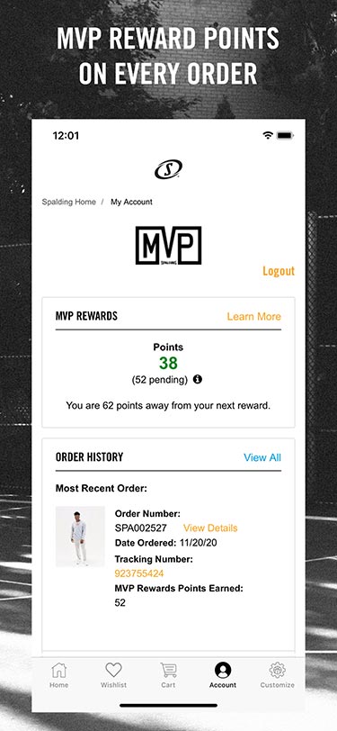 MVP Reward Points on Every Order