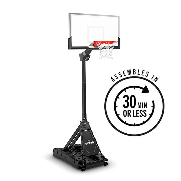 Spalding 72535CA Acrylic Portable Basketball System 